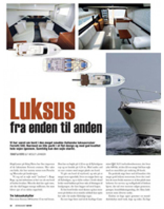 Ferretti 500: Luksus fra enden til anden